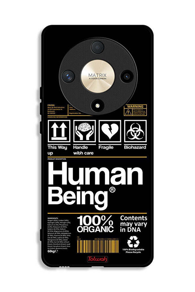 Honor X9b Protective Case Cover Human Being Sticker