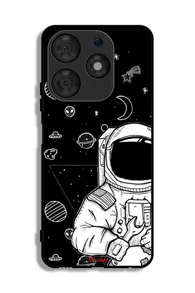 Tecno Spark 10 Pro Protective Case Cover Astronaut Art