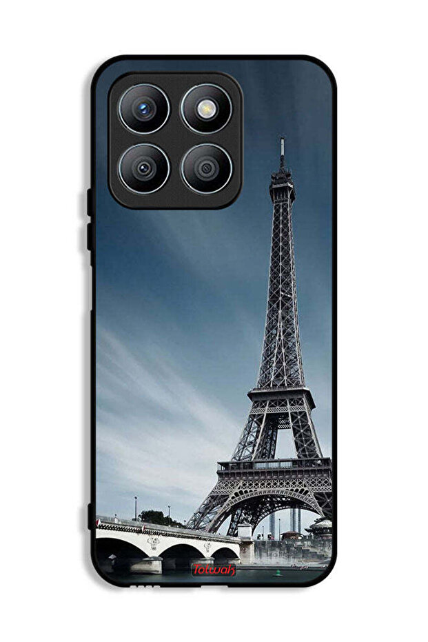 غطاء حماية لهاتف Honor X8b بتصميم برج إيفل - 1