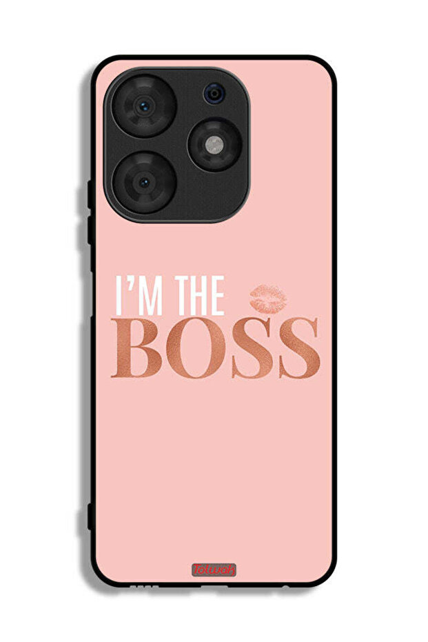 Tecno Spark 10 Pro Protective Case Cover I Am The Boss