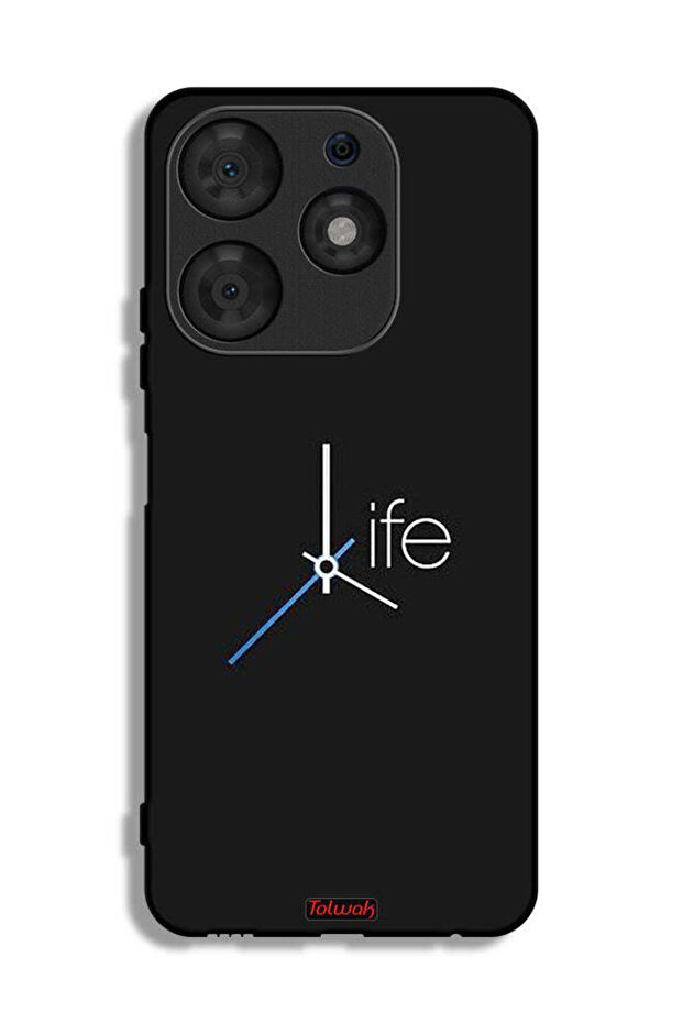 Tecno Spark 10 Pro Protective Case Cover Life Clock