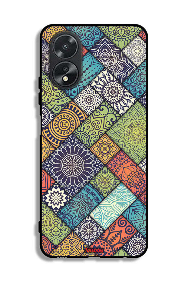 Oppo A38 Protective Case Cover Mandala Pattern - 1