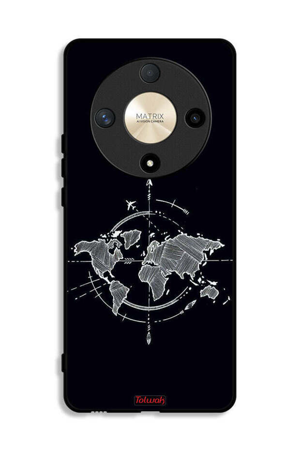 Honor X9b Protective Case Cover Compass Art