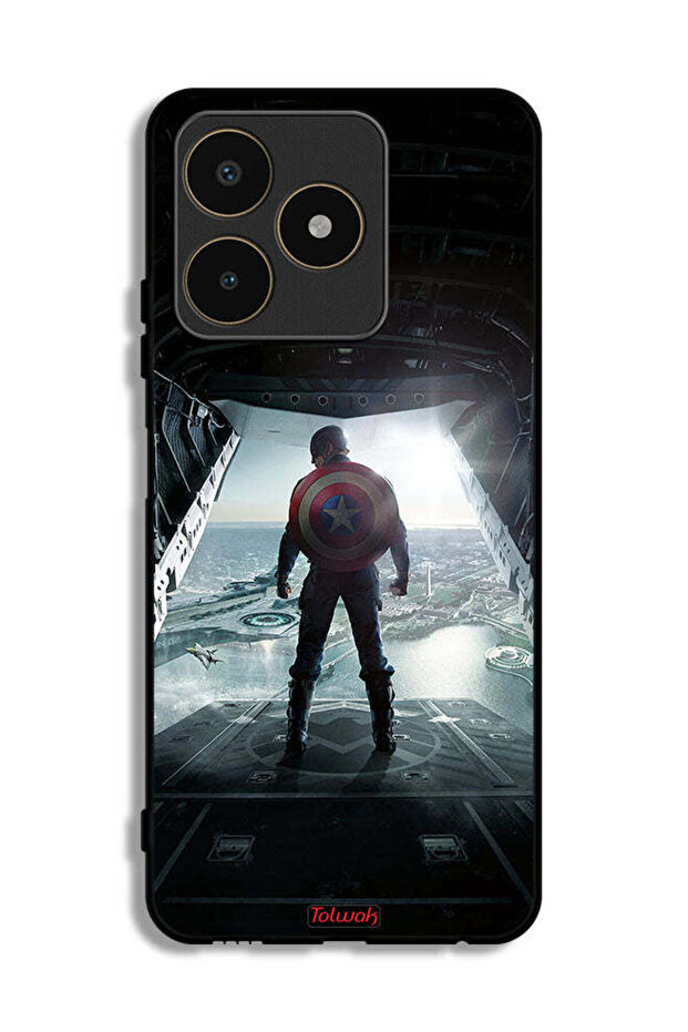 Realme C53 Protective Case Cover Portrait Display Captain America
