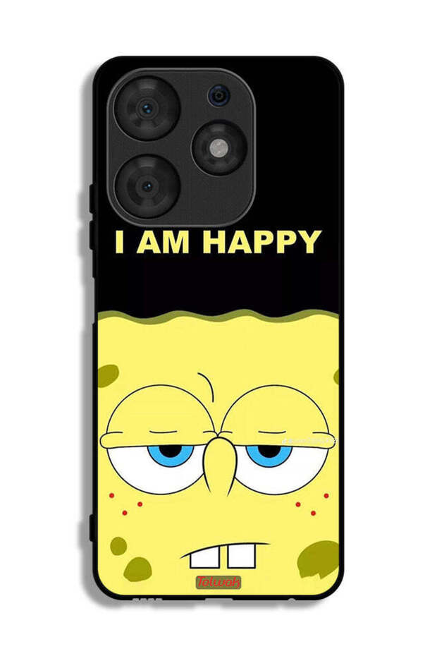 Tecno Spark 10 Pro Protective Case Cover I Am Happy