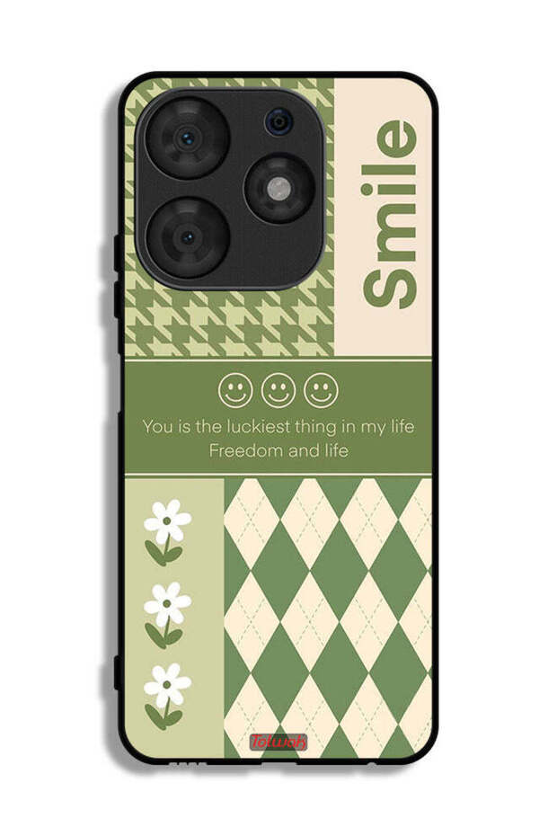 Tecno Spark 10 Pro Protective Case Cover Smile Is The Luckiest Thing In My Life