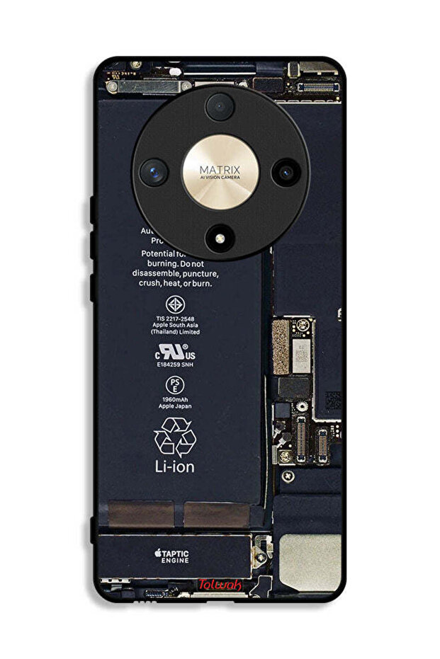 Honor X9b Protective Case Cover Phone Circuit Pattern