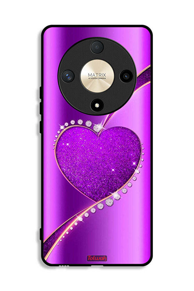 Honor X9b Protective Case Cover Glitter Heart