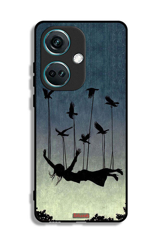 OnePlus Nord CE3 Protective Case Cover Birds Holding Fallen Girl