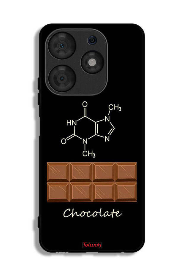 Tecno Spark 10 Pro Protective Case Cover Chocolate