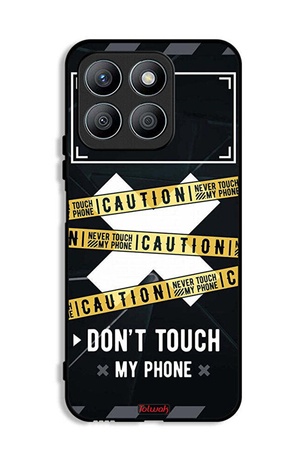Honor X8b Protective Case Cover Caution Never Touch My Phone