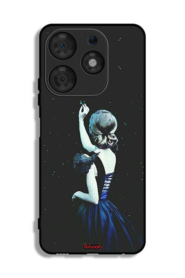 Tecno Spark 10 Pro Protective Case Cover Touching Star