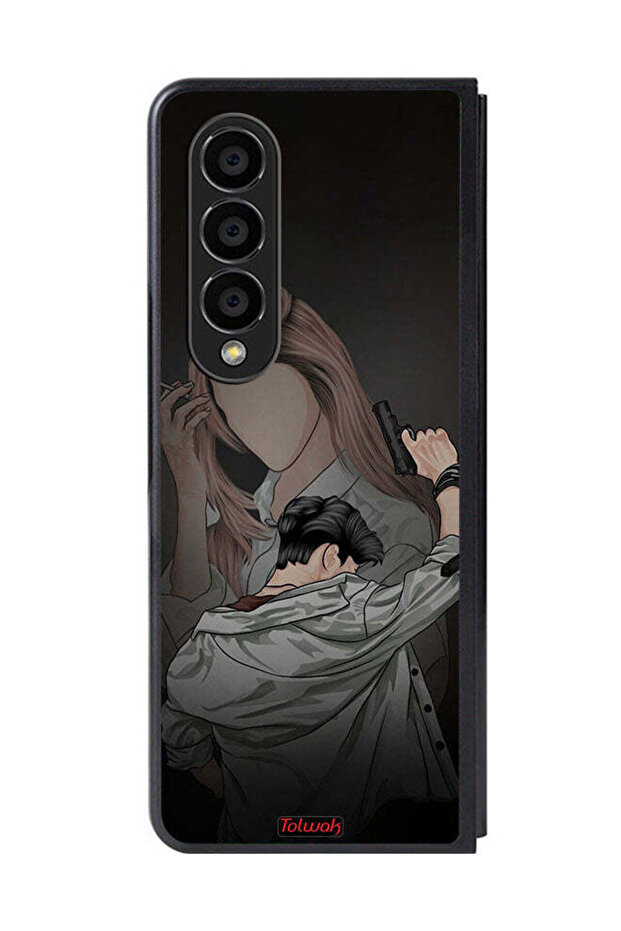 Samsung Galaxy Z Fold 4 Protective Case Cover Gang Of Couple