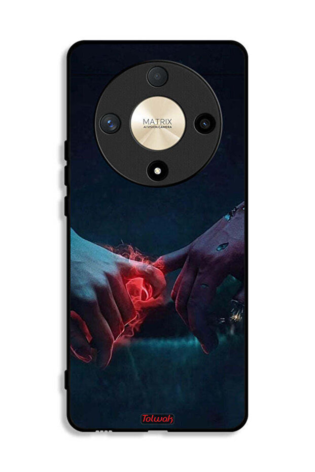 Honor X9b Protective Case Cover Burning Hands
