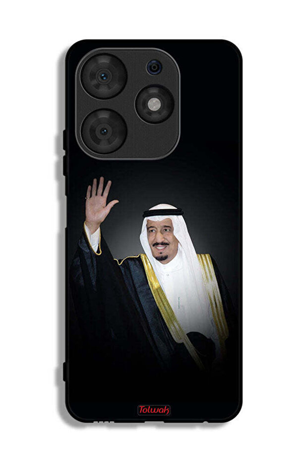 Tecno Spark 10 Pro Protective Case Cover King Salman