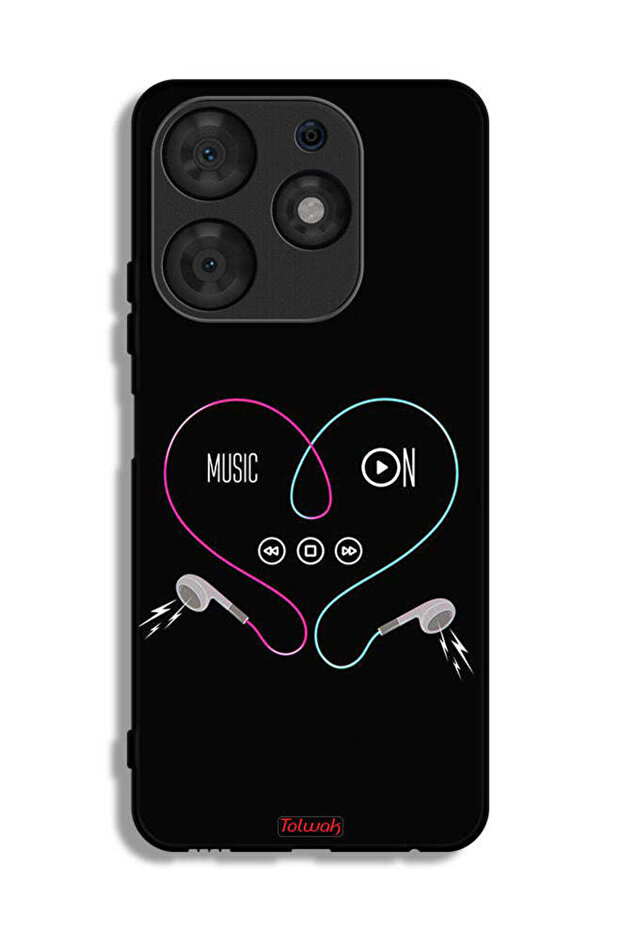 Tecno Spark 10 Pro Protective Case Cover Music On