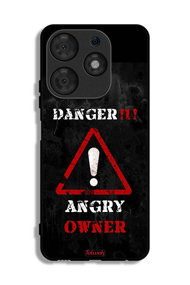 Tecno Spark 10 Pro Protective Case Cover Angry Owner