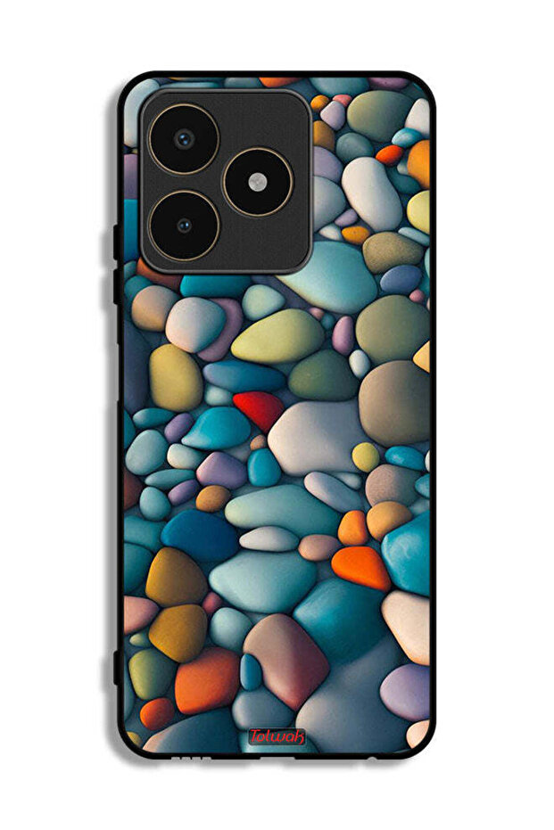 Realme C53 Protective Case Cover Stones Abstract Pattern