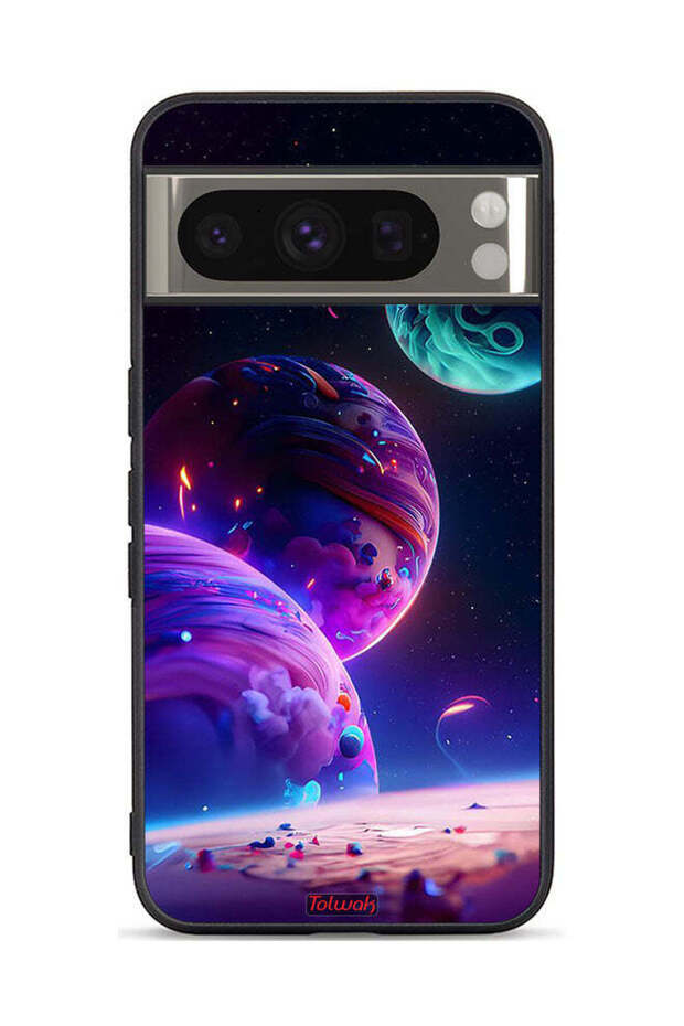 غطاء حماية لجهاز Google Pixel 8 Pro بنمط كوكبي - 1