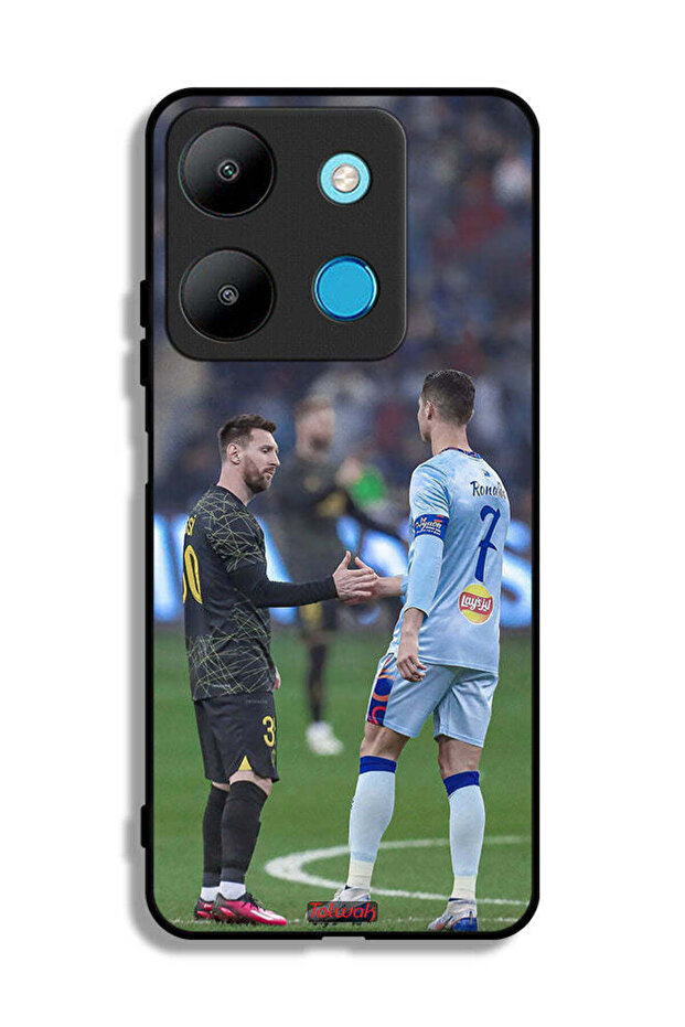 Infinix Smart 7 Protective Case Cover Messi And Ronaldo