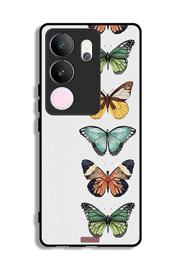 vivo V29 Pro Protective Case Cover Four Butterflies