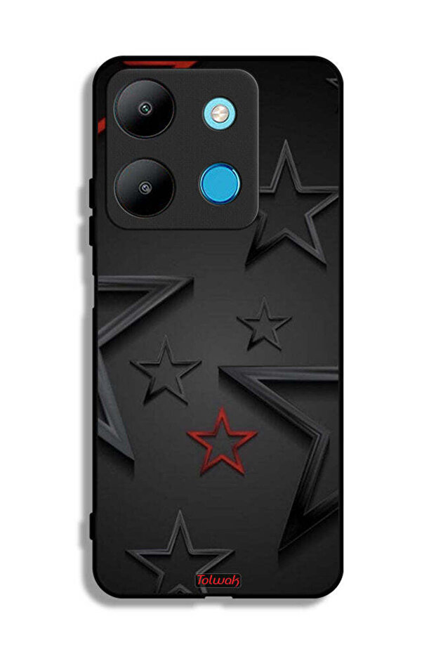 Infinix Smart 7 Protective Case Cover Stars Pattern