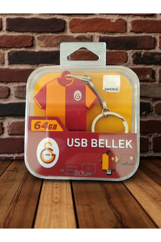 64Gb Licensed Bandroll USB Flash Memory + Keychain (with Jersey Design) - 2