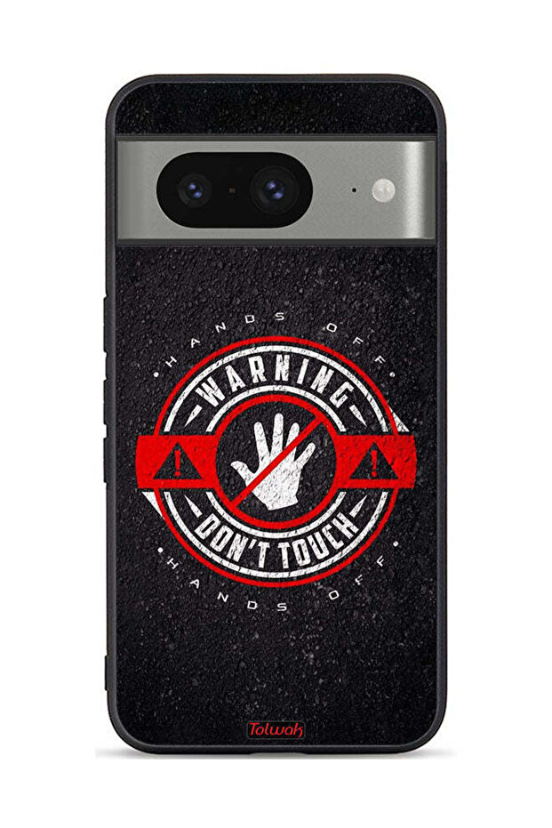 Google Pixel 8 Protective Case Cover Warning Don_T Touch