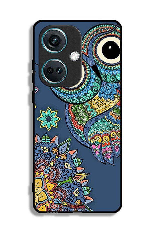 OnePlus Nord CE3 Protective Case Cover Floral Owl