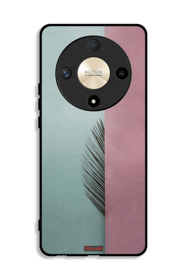 Honor X9b Protective Case Cover Half Leaves