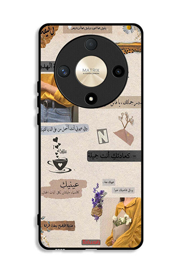 Honor X9b Protective Case Cover Arabic Quotes Love