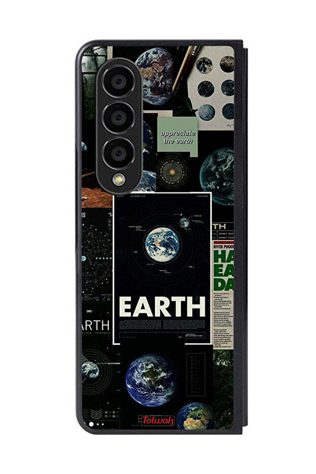 Samsung Galaxy Z Fold 4 Protective Case Cover Earth