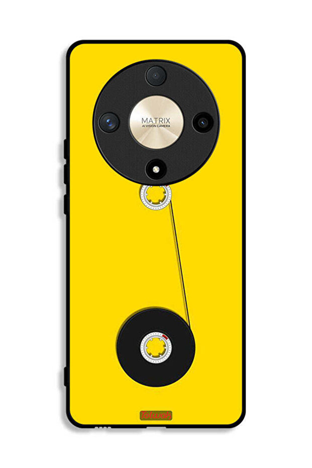 Honor X9b Protective Case Cover Cassette Wheel Art