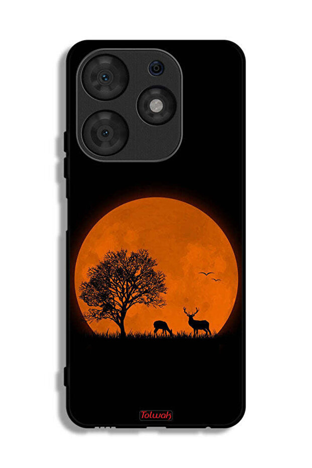 Tecno Spark 10 Pro Protective Case Cover Evening Moon Art
