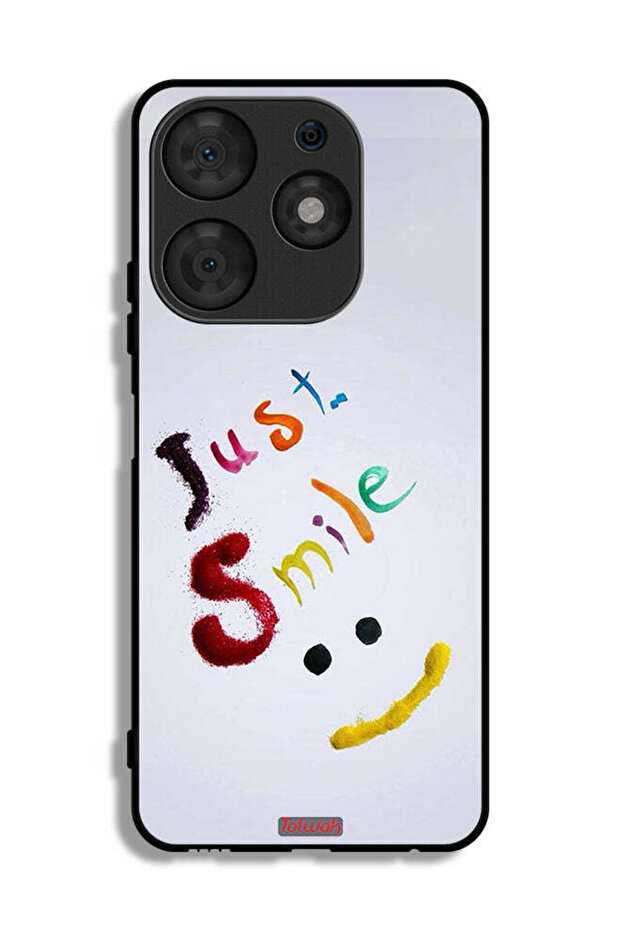 Tecno Spark 10 Pro Protective Case Cover Just Smile
