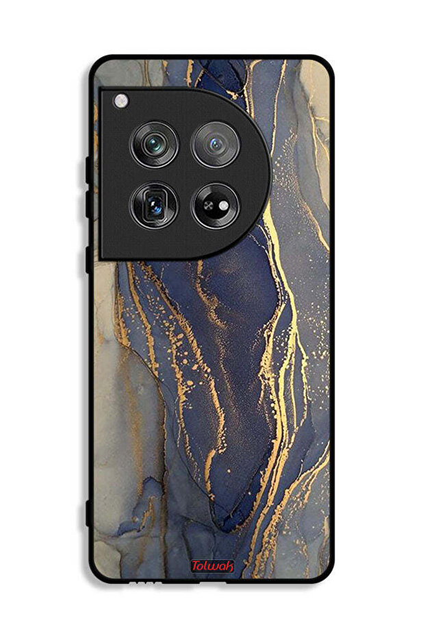 OnePlus 12 Protective Case Cover Gliter Marble Pattern - 1