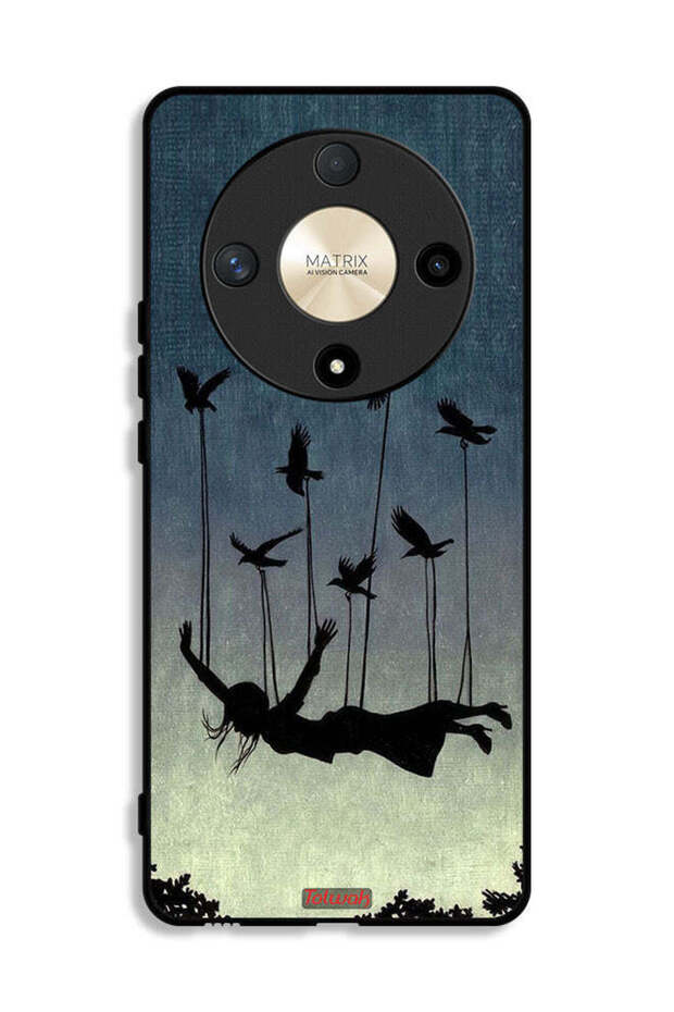 Honor X9b Protective Case Cover Birds Holding Fallen Girl