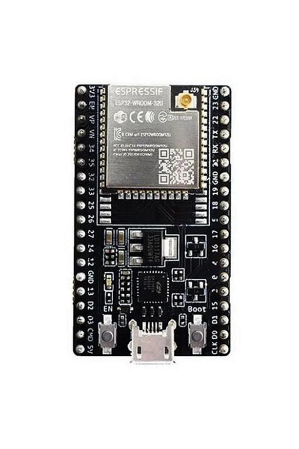 ESP32 WROOM-32U Geliştirme Modülü + (Harici Anten Dahil) – WiFi & Bluetooth, IoT ve Arduino Uyumlu - 5