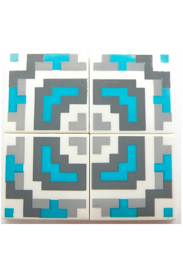 Aksesuar Custom Moc City 2 X 2 Minecraft Baskılı Bina Zemini 4 Adet Gönderilecek - 1