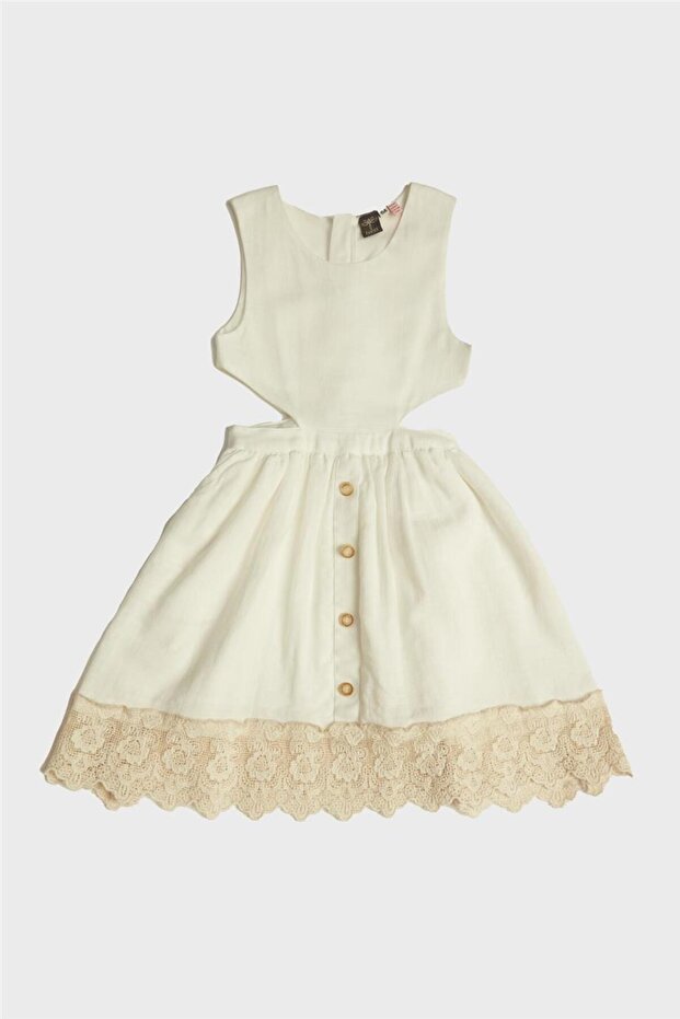 Girl Ecru Dress