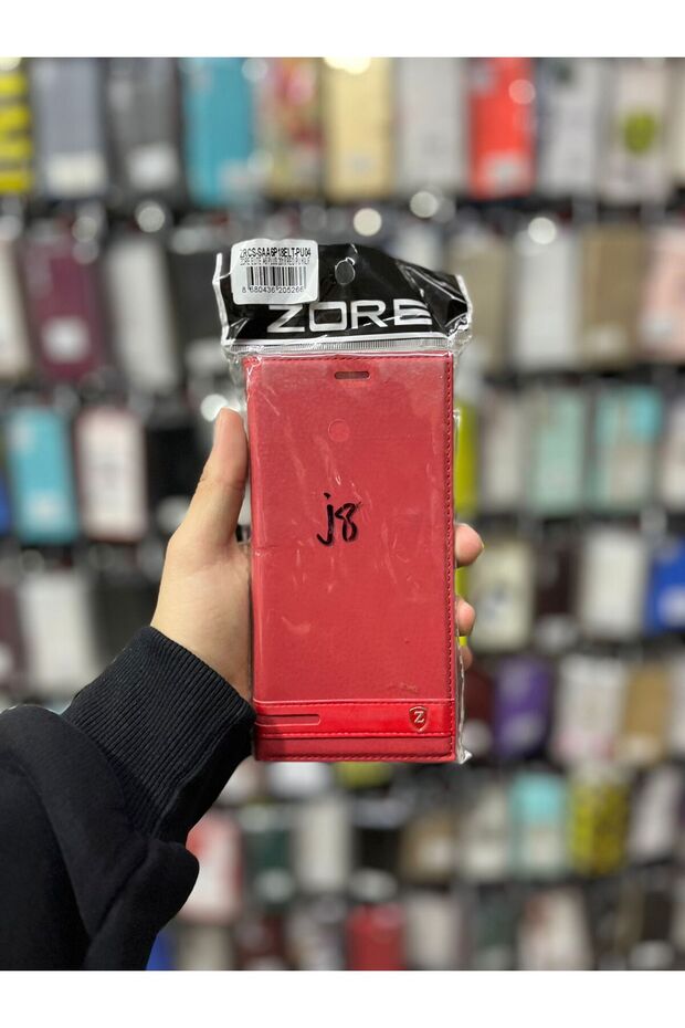 J8-A6 Plus Zore Elite Kapaklı Kılıf - 1