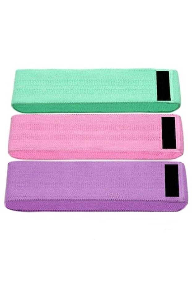 Set 3 benzi elastice de rezistenta, 3 trepte de dificultate - 1