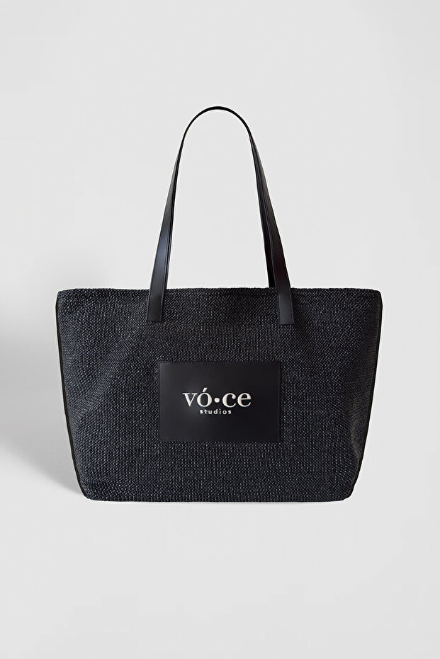 Hasır Çanta – Black - 1