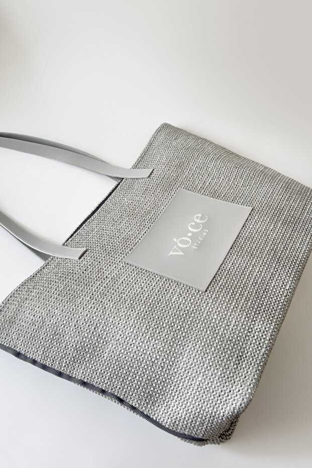 Straw Bag – Cool Gray - 4