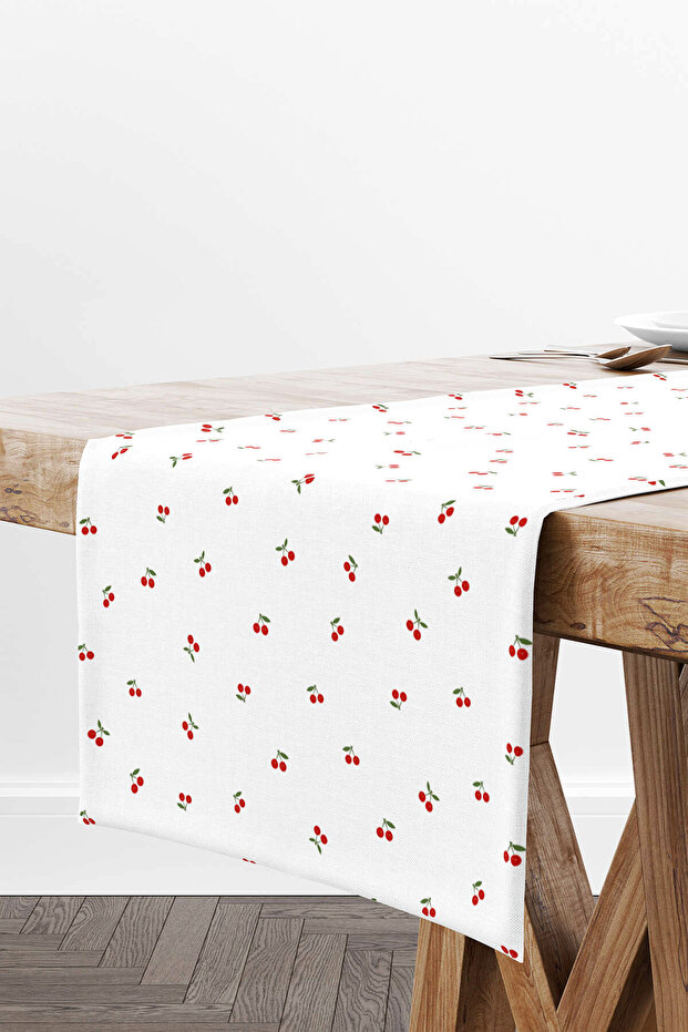 حذاء بيضاء منقوشة بالكرز Pinterest مطبوع رقميًا Cgh1403-RN