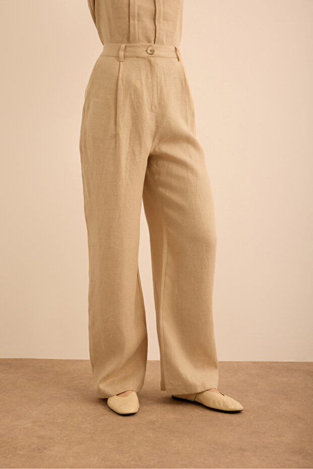 Keten Pantolon - 2