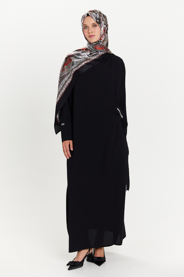 Dökümlü Davet Elbise - 3