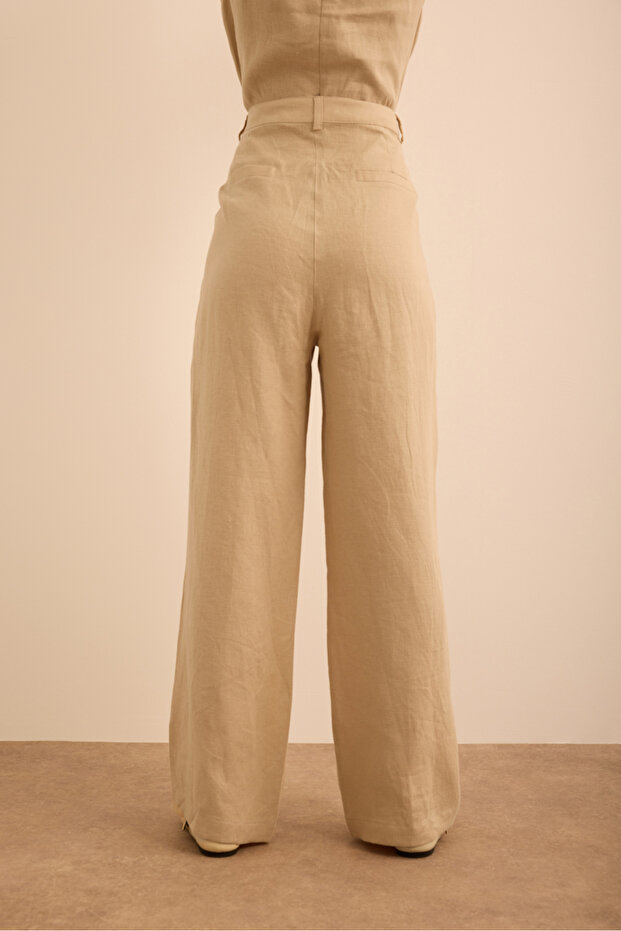 Keten Pantolon - 5