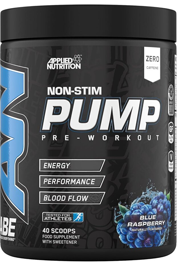 ABE Pump Pre Workout - All Black Everything Stim Free Pump Pre Workout Powder