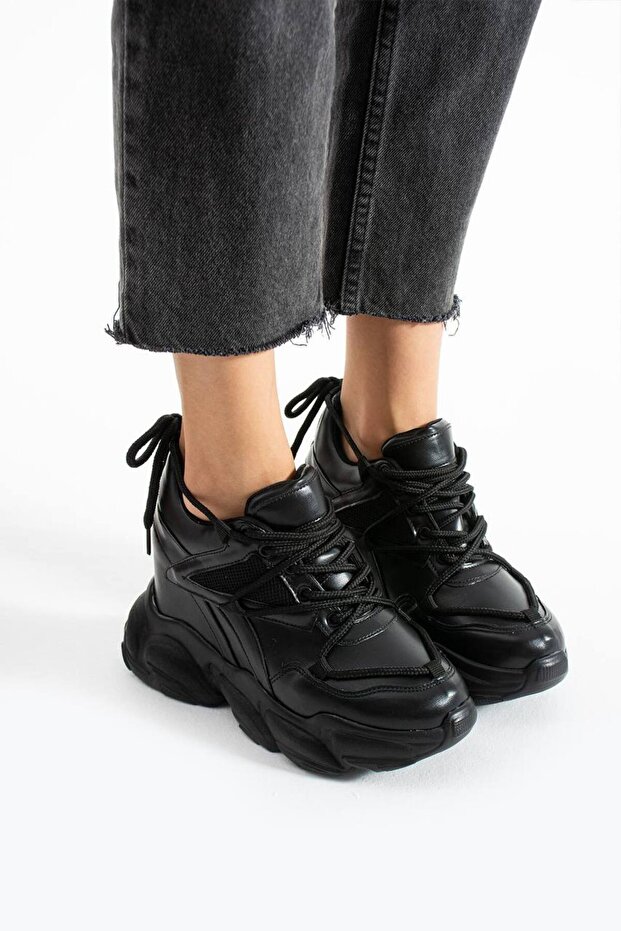 Women's Wedge Sneakers Height [10] cm
